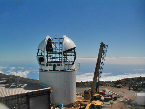 Строительство здения телескопа
