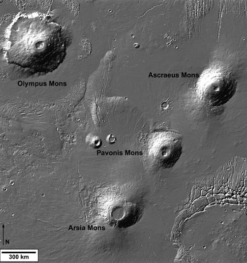 Марсианские вулканы, возможно, действующие