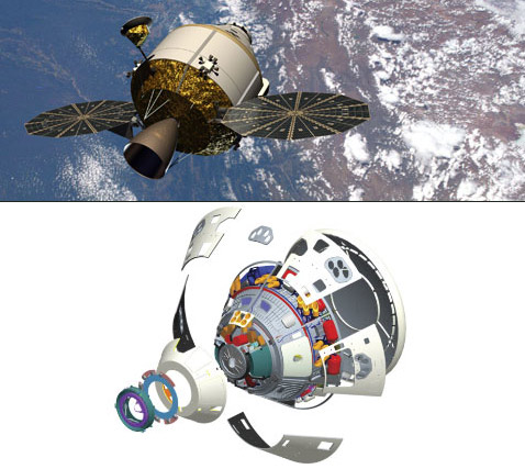 Внешне схожий с Apollo корабль Orion будет вмещать максимум шестерых астронавтов. Но численность экипажа в 