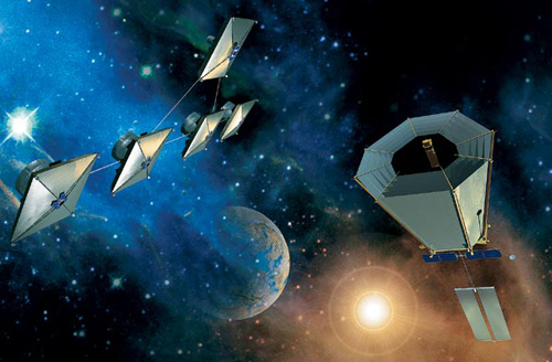 Для поиска планет, подобных Земле, NASA планирует запустить в 2013 году космический комплекс TPF, состоящий из двух автоматических станций