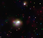 Рентгеновский снимок ярких и молодых, а значит – активных и «голодных» ядер, сделанный телескопом Chandra.