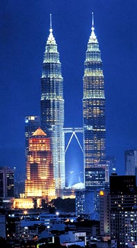 Знаменитые башни в Куала-Лумпур
