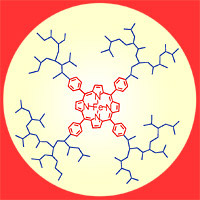 Строение полимерного заменителя гемоглобина (иллюстрация с сайта rsc.org).