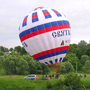 Перелет над аномальной зоной на воздушном шаре