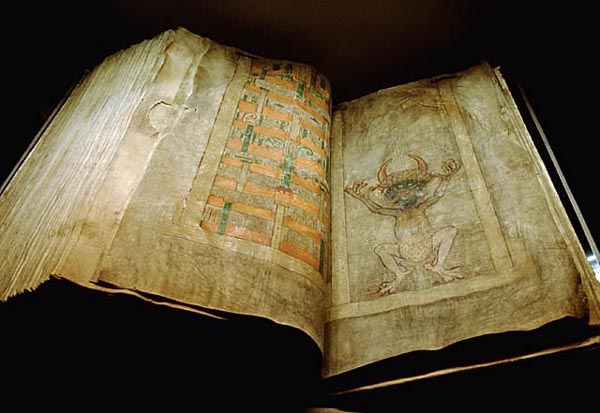 По преданию, рукопись была изготовлена всего за одну ночь монахом, продавшим душу дьяволу. По оценкам специалистов, не склонных к мистике, создание этой книги одним человеком потребовало бы 10-12 лет работы.