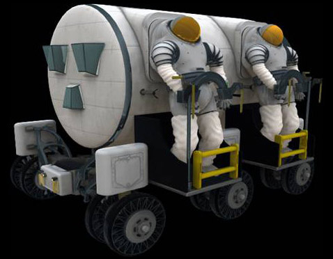 Возможно, финальный дизайн этого лунохода будет иным, отмечают специалисты американского космического агентства (иллюстрация NASA).