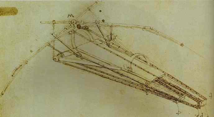 Вертолёт нарисованный Леонардо Да Винчи