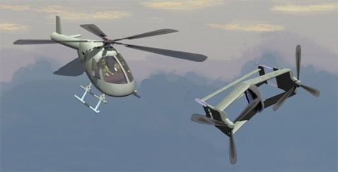 Проект из Джорджии предусматривает создание двух моделей небольших летательных аппаратов, способных базироваться на атомной подлодке класса Огайо (Ohio) (иллюстрация Georgia Institute of Technology).