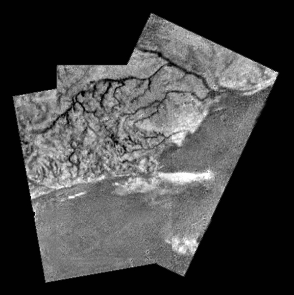Реки Титана.