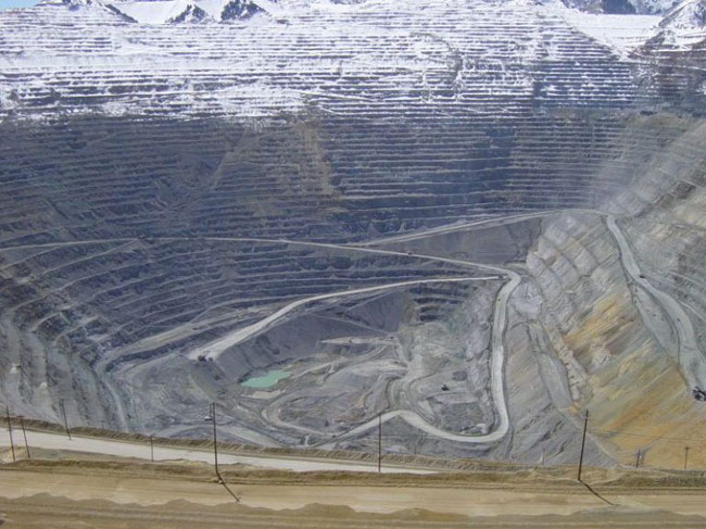 Карьер Kennecott Bingham Canyon Mine, штат Юта.