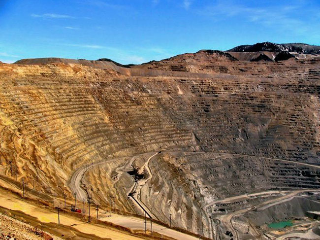 Карьер Kennecott Bingham Canyon Mine, штат Юта.