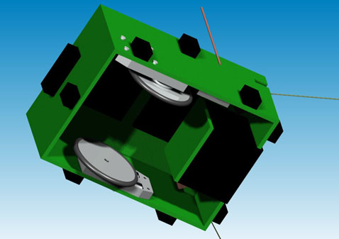 У робота-лазутчика нет ножек, зато есть почти тараканьи усы (иллюстрация с сайта с сайта leurre.ulb.ac.be).